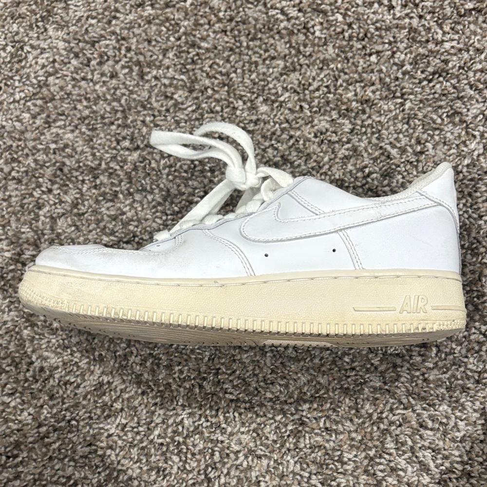 Nike White and Cream Air Sneakers